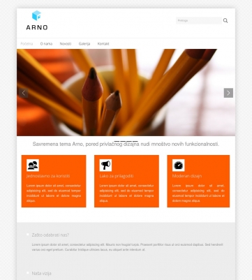 Arno – Narandžasto bijela